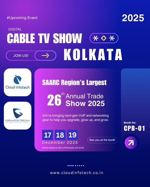 Cable tv Upcoming Event (Grandstream)