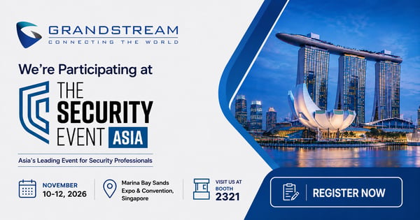 Grandstream Security Event Singapore Banner