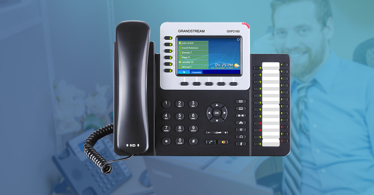 Grandstream GXP2160 6 Line VoIP IP Phone PoE 