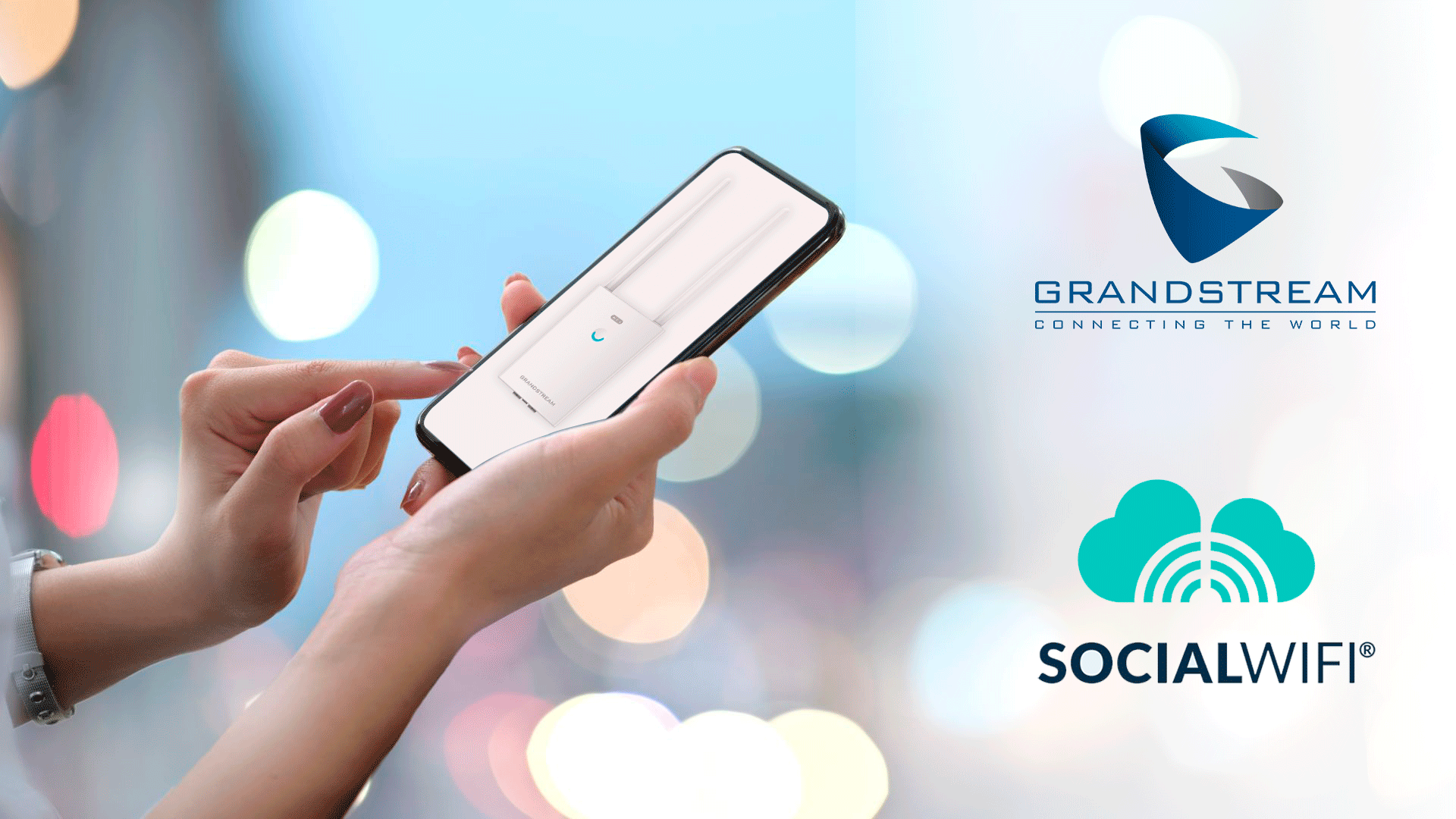 Grandstream & Social Wi-Fi Partner to Provide Engaging Customer Wi-Fi Marketing Tools Grandstream & Social Wi-Fi Partner to Provide Engaging Customer Wi-Fi Marketing Tools